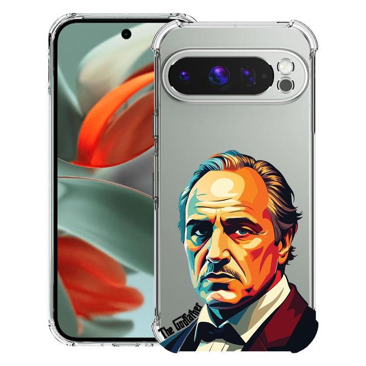 BestCase® Husa pentru Google Pixel 9 Pro XL, Anti Shock 1.5MM, The Godfather, Protectie camera, ecran si colturi, 1946015 AS 1690