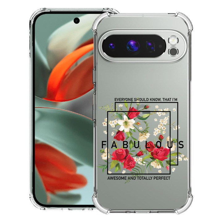 BestCase® Husa pentru Google Pixel 9 Pro XL, Anti Shock 1.5MM, Fabulous, Protectie camera, ecran si colturi, 1946015 AS 1804