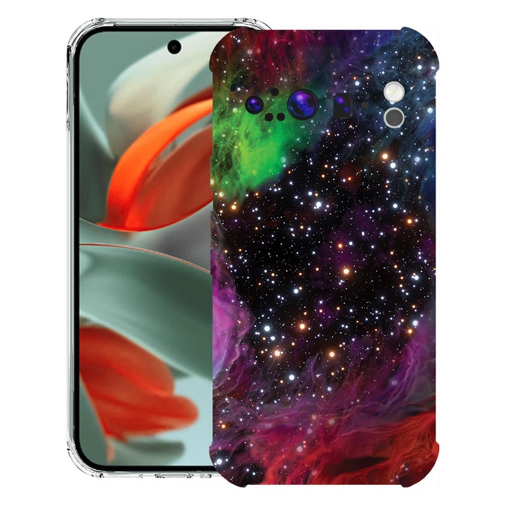 BestCase® Husa pentru Google Pixel 9 Pro XL, Anti Shock 1.5MM, Galaxies, Protectie camera, ecran si colturi, 1946015 AS 1344