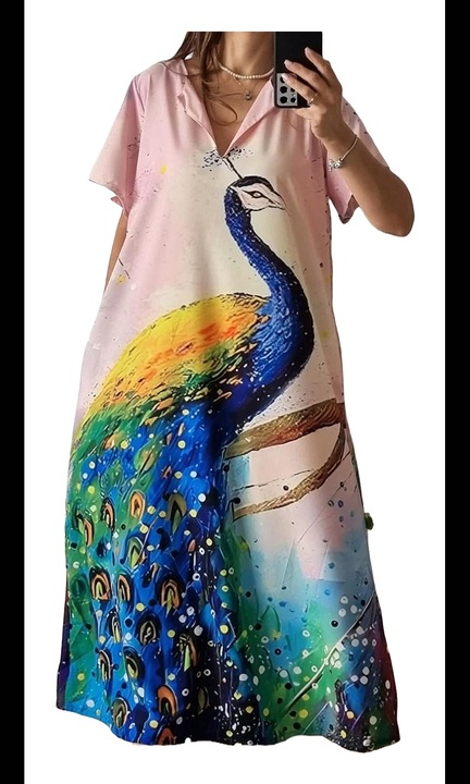 Rochie colorata, eleganta, masura universala