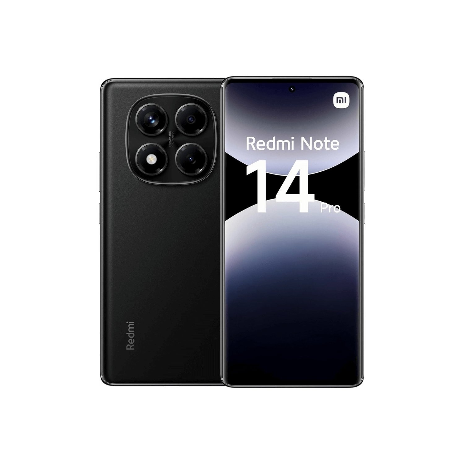 Telefon Mobil Xiaomi Redmi Note 14 Pro, 6.67" AMOLED 120Hz, 200MP, 12GB+512GB, Negru, Dimensiuni 162,16x74,92x8,24mm