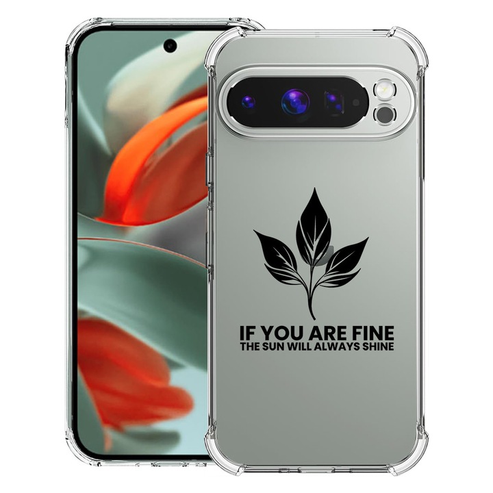 BestCase® Husa pentru Google Pixel 9 Pro XL, Anti Shock 1.5MM, If you are fine, Protectie camera, ecran si colturi, 1946015 AS 1470