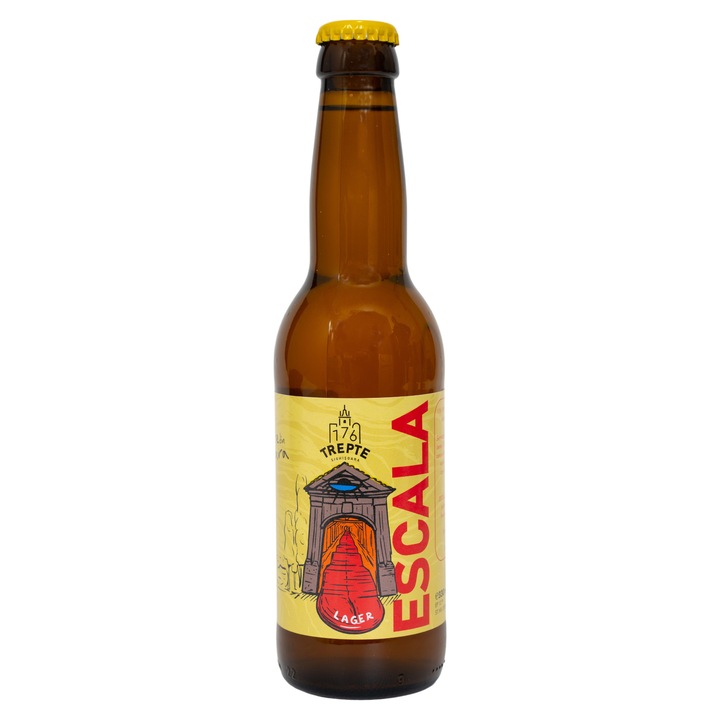 Bere Artizanala, 176 Trepte, Escala, Blonda, Lager, 4.8% alcool, 330ml
