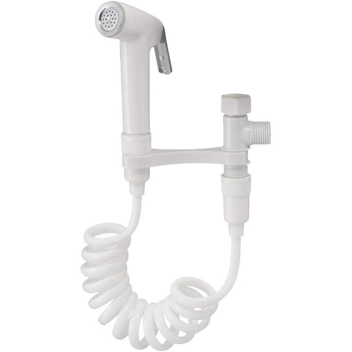 Bidéfúvóka, 25x17x3cm, fehér, fali WC-khez