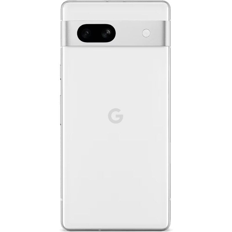 Telefon mobil Google Pixel 7a, Dual SIM, 128GB, 8GB RAM, 5G, alb