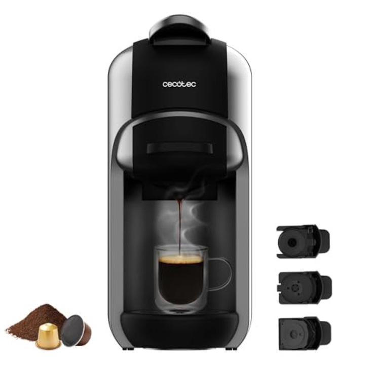CECOTEC Espresso FreeStyle kávéfőző 1450 W, 19 bar, 600 ml-es tartály, kompakt kialakítás