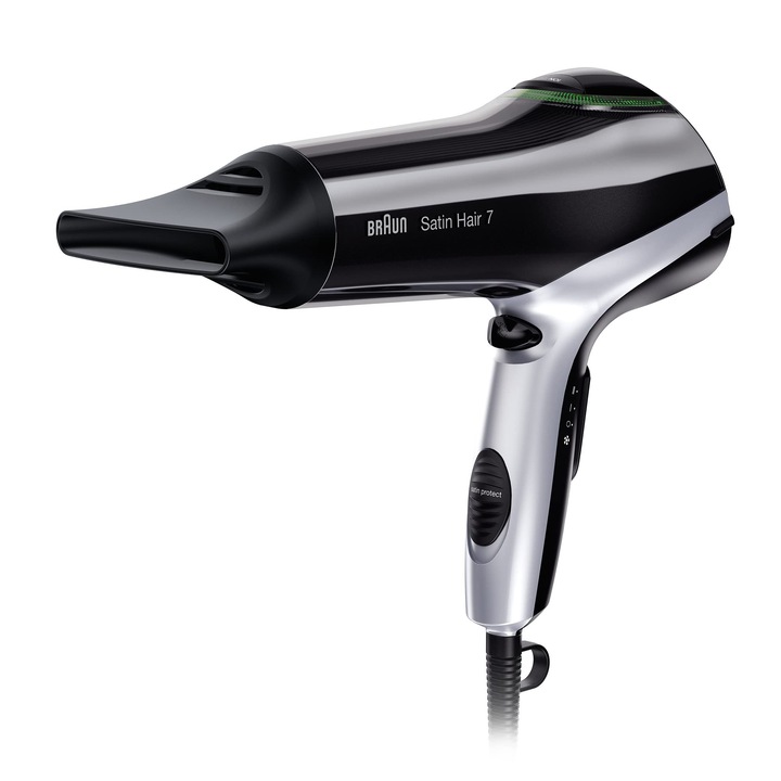 Сешоар Braun Satin Hair 7 HD 710, технология IONTEC, 3 температурни настройки, 2000 W