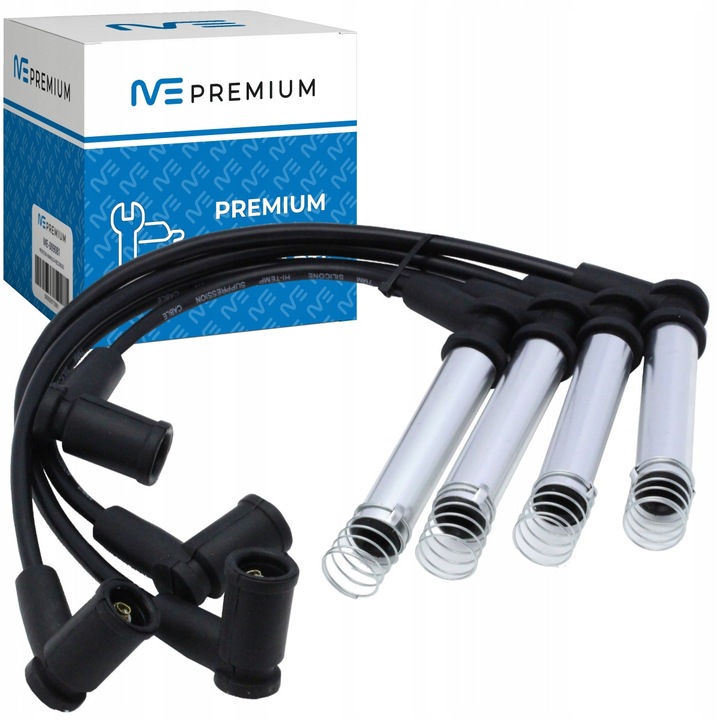 Gyújtókábel készlet Ford Fiestához, Me Premiumhoz, Személygépkocsihoz, Fordhoz, Utángyártott, Vezetékek száma a készletben: 4, Benzin, 4
