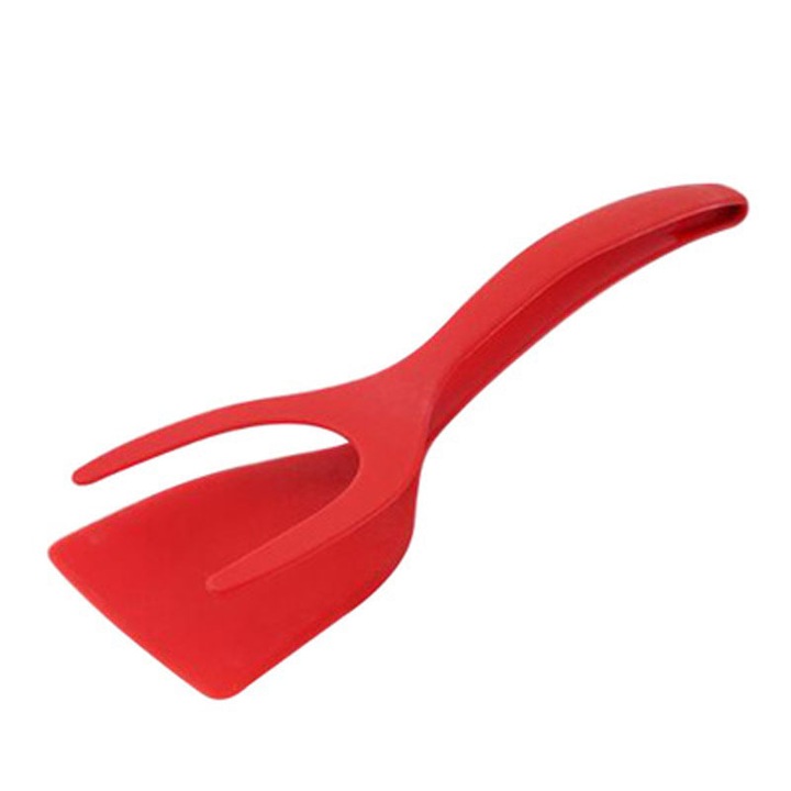 Spatula pentru oua si clatite, Silicon, Rosu