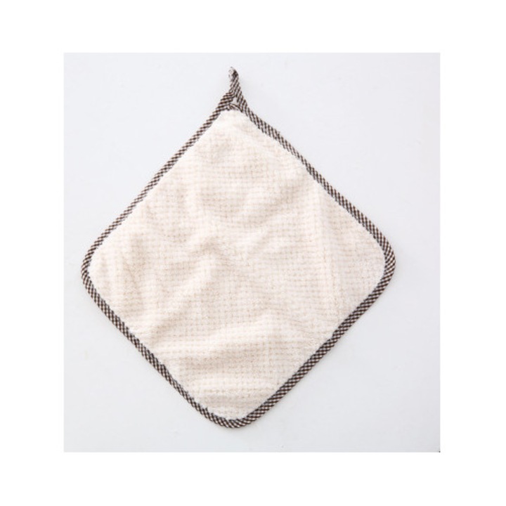 Комплект 10 многократни кухненски кърпи, микрофибър, бели, 25x27.5см