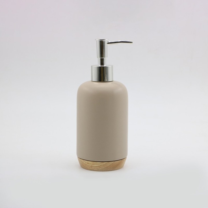 Folyékonyszappan adagoló Inter Ceramic Kelly ICCA 57163, poligyanta, matt bézs