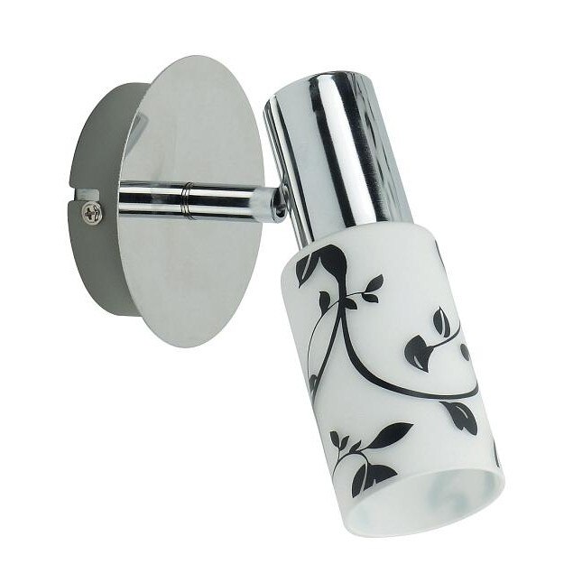 Aplica Rabalux Blossom, E14, 1x40W, Crom/Opal