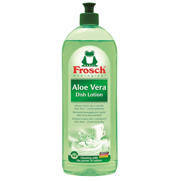 Detergent de vase ecologic Frosch, Aloe Vera, 750ml