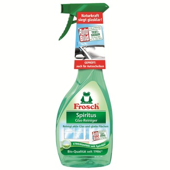 Solutie pentru curatat geamuri Frosch, 500 ml Solutie pentru curatat geamuri Frosch, 500 ml