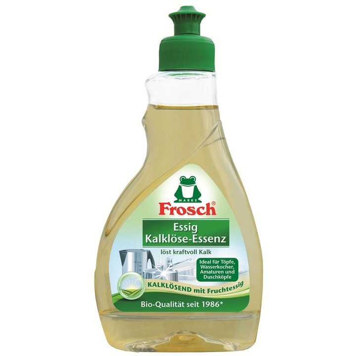 Solutie concentrata anticalcar Frosch, Baza de otet de fructe, 300ml