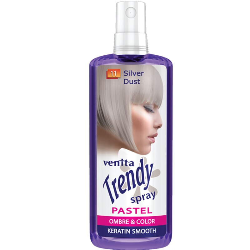 Spray colorant Venita Trendy Pastel 11 silver dust