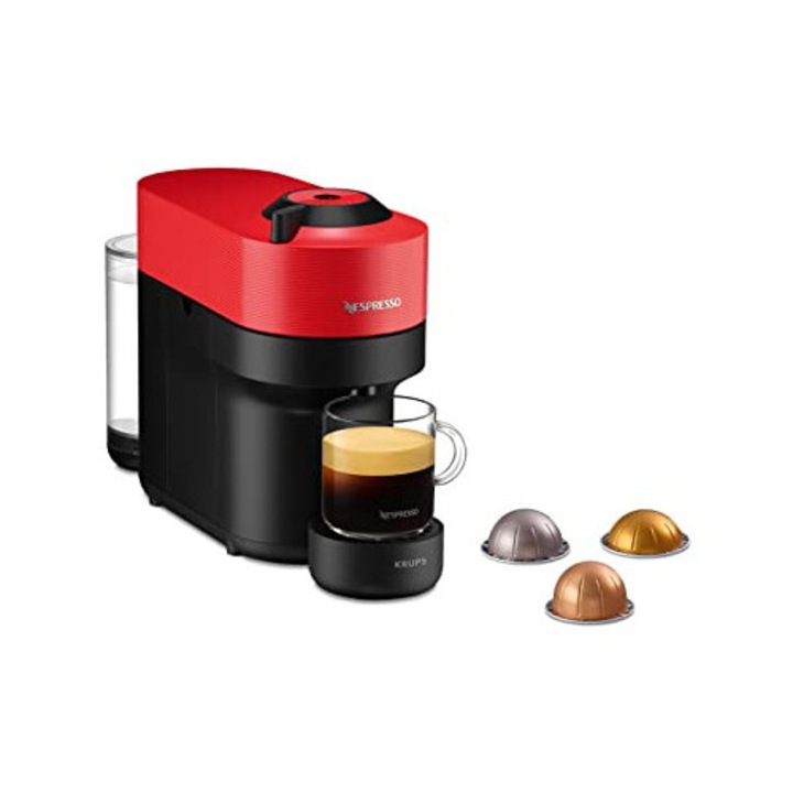 Aparat de cafea Nespresso Krups YY4888FD Vertuo POP, rosu