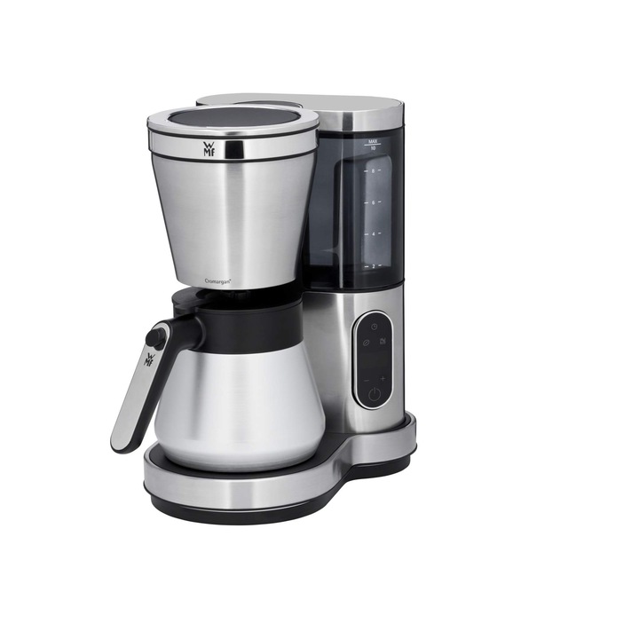 Aparat de cafea cu filtru WMF Lumero cu termos, cafea cu filtru, 8 cesti, rezervor de apa detasabil, display tactil, opritor de picurare, filtru pivotant, oprire automata, 800 W