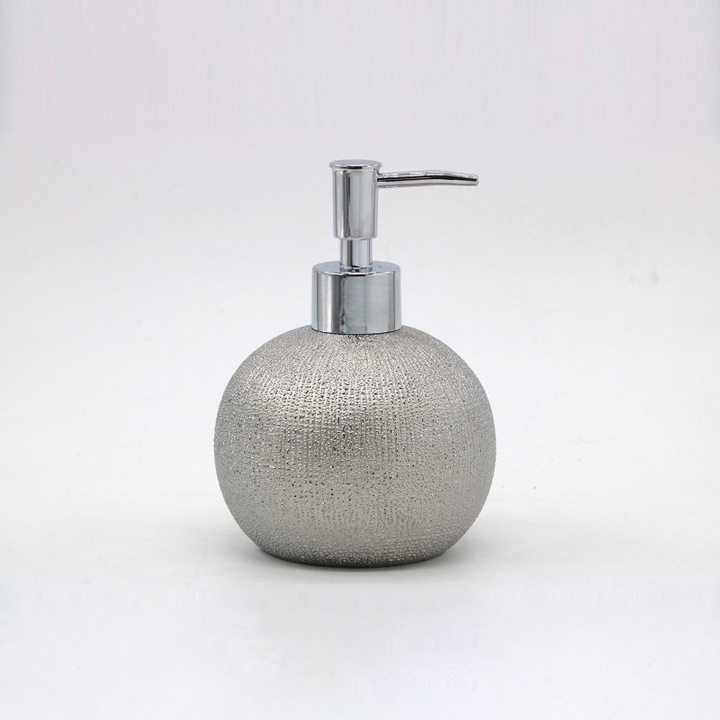 Folyékonyszappan adagoló Inter Ceramic Cecil ICCA 62663, poligyanta, ezüst