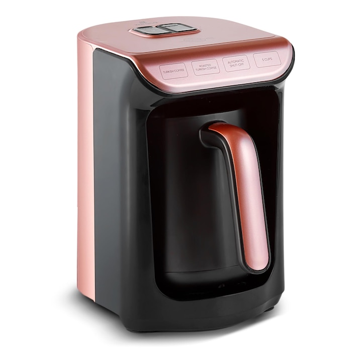 Karaca Hatir Roast Török Kávéfőző, Arany-Piros, 5 Csésze, 535 W
