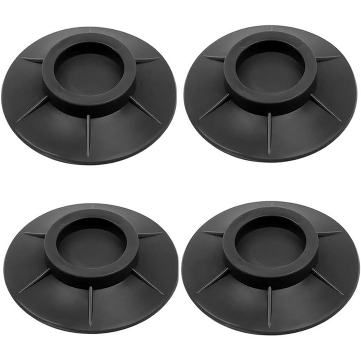 Set 4 amortizoare antivibratie pentru masini de spalat, Caltucus Core®, Cauciuc, Reducere Zgomot