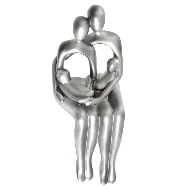 Statueta argintie cuplu 24 cm, Meli Melo Paris