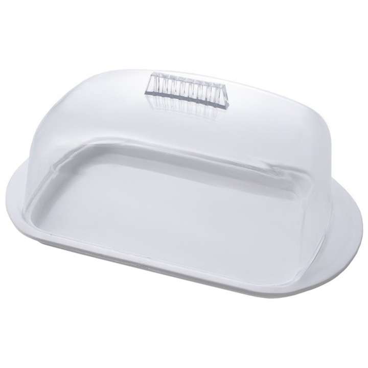 Recipient pentru unt 17 x 10,5 cm - alb