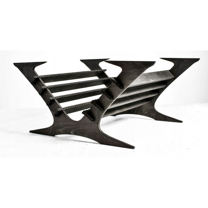 Bakelitlemez-tartó, Swam, 100 lemez, 43x53x24cm, barna vagy fekete