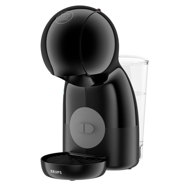 NESCAFÉ Dolce Gusto Piccolo XS by KRUPS, kávékapszula gép, 15 bar, 0,8 l-es víztartály, energiatakarékos üzemmód, kis helyigénye miatt minden konyhában elfér, hideg-meleg italok, antracit, KP1A3B