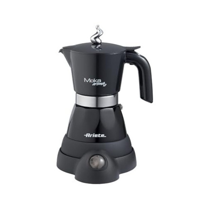 Електрическа кафеварка Ariete 1358 Moka Aroma, 480 W, 2/4 чаши еспресо, черна