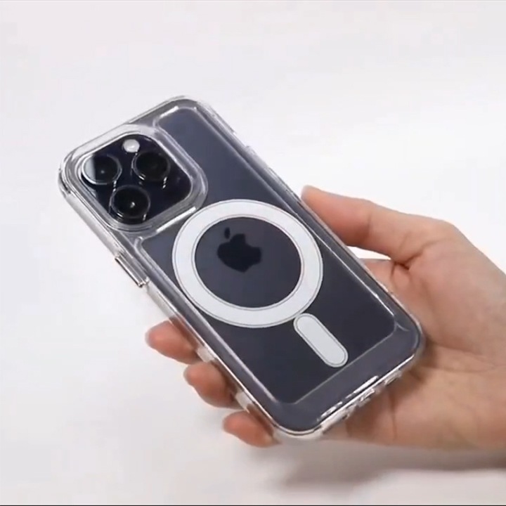 Калъф за телефон, тип кобур, пластмаса/TPU, устойчив на изпускане, за iPhone 15