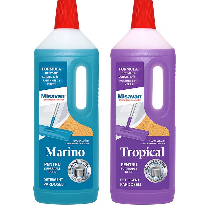 DUO Package Padlótisztítók Misavan – Tropical & Marino, 2 x 800 ml