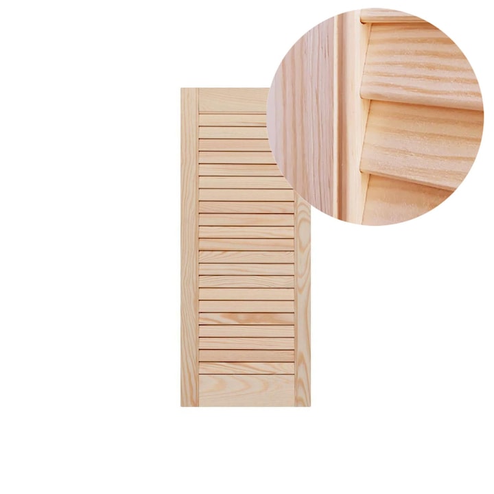 Lyukas ajtók, Fiókelőlap, Laminált, Fenyőfa, Öltözőbe, Hálószoba, Konyha, Prestige, 29.4 x 72