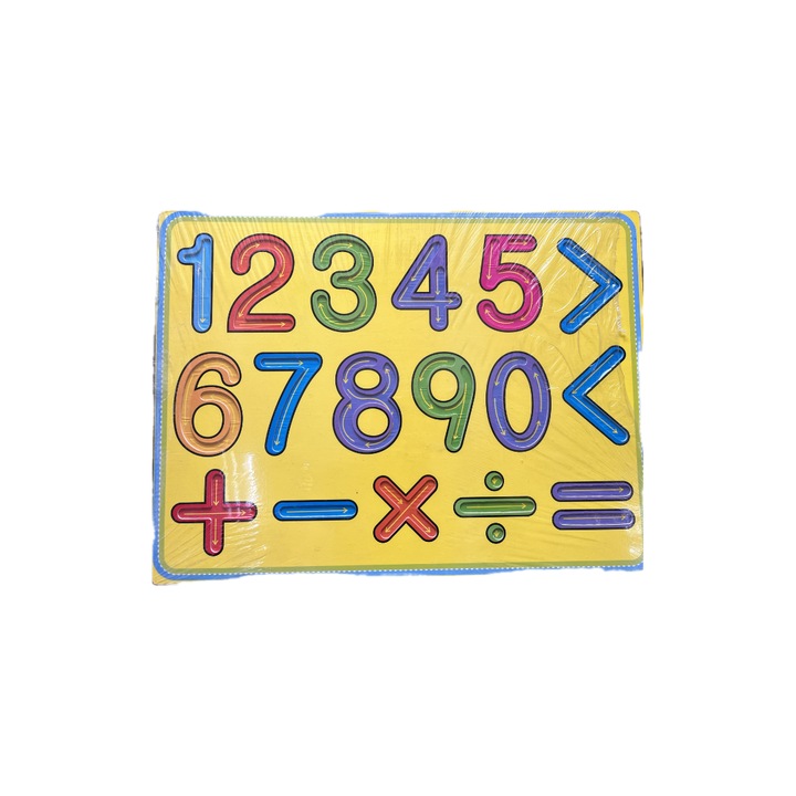 Tabla Montessori pentru scris corect cifre. Trasare cifre Montessori