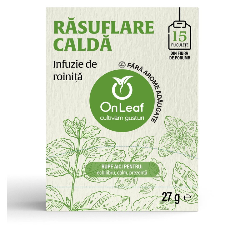 Ceai de Roinita, OnLeaf, 15 pliculete, 27g