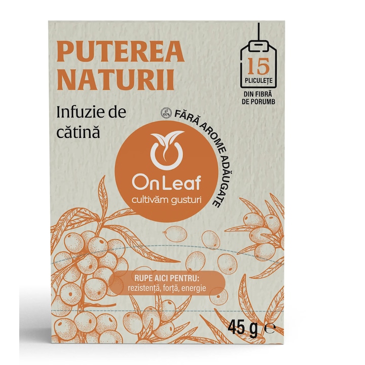 Ceai de Catina, OnLeaf, 15 pliculete, 45g