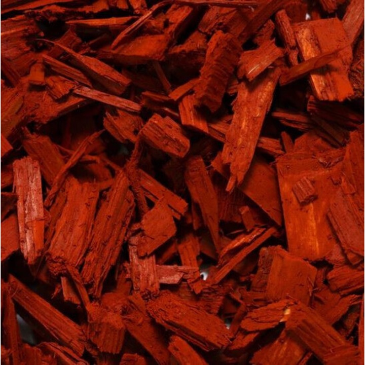 Mulci gradina / scoarta decorativa de copac e-SWC®, rosu, 60 L