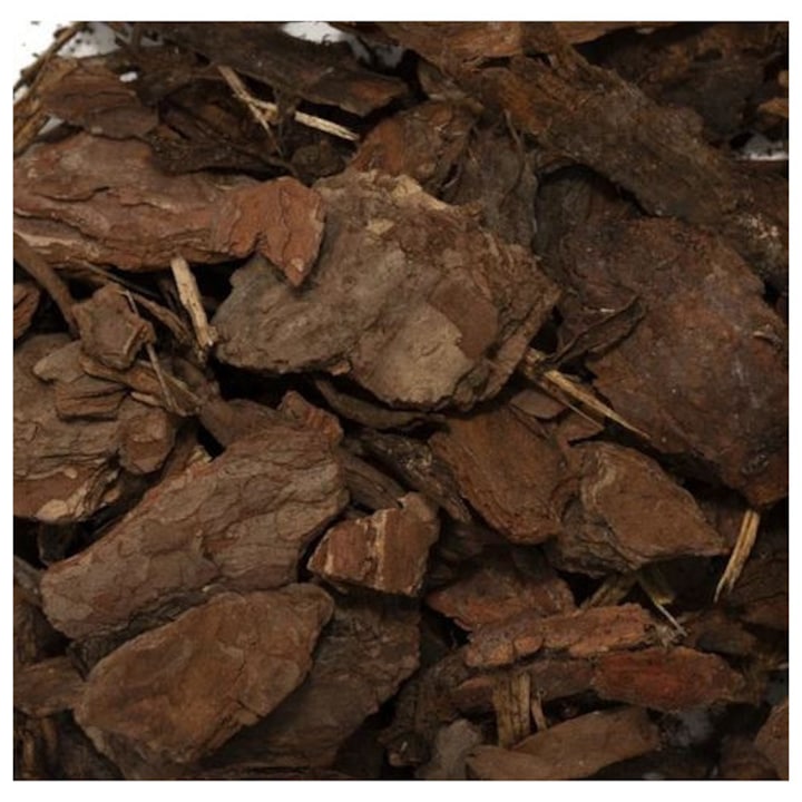 Mulci gradina / scoarta decorativa de pin e-SWC®, maro, 60 L