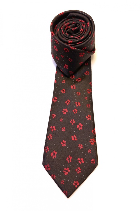 ANDROTTI Seven Fold - Limited Edition, cravata din matase naturala pura, tesatura texturata, 7 x 4.5 x152 cm, desen 35