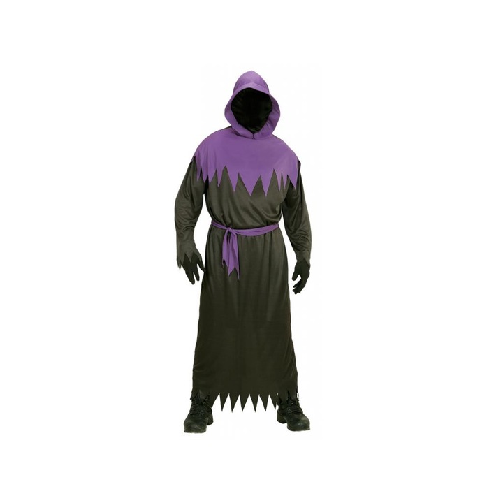 Costum barbatesc cu gluga, Widmann, Marime M, Negru/Mov