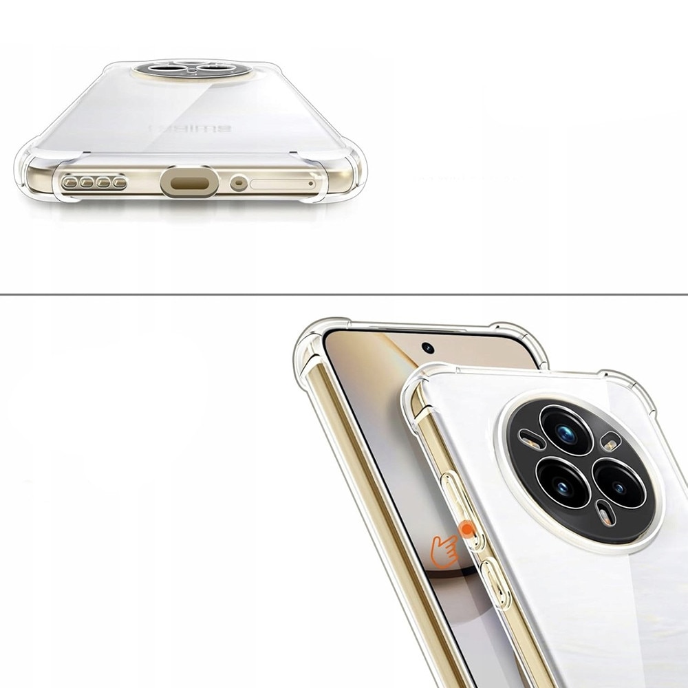 Husa pentru Realme 14 Pro, TPU AntiShock, Protectie Camere, Transparent
