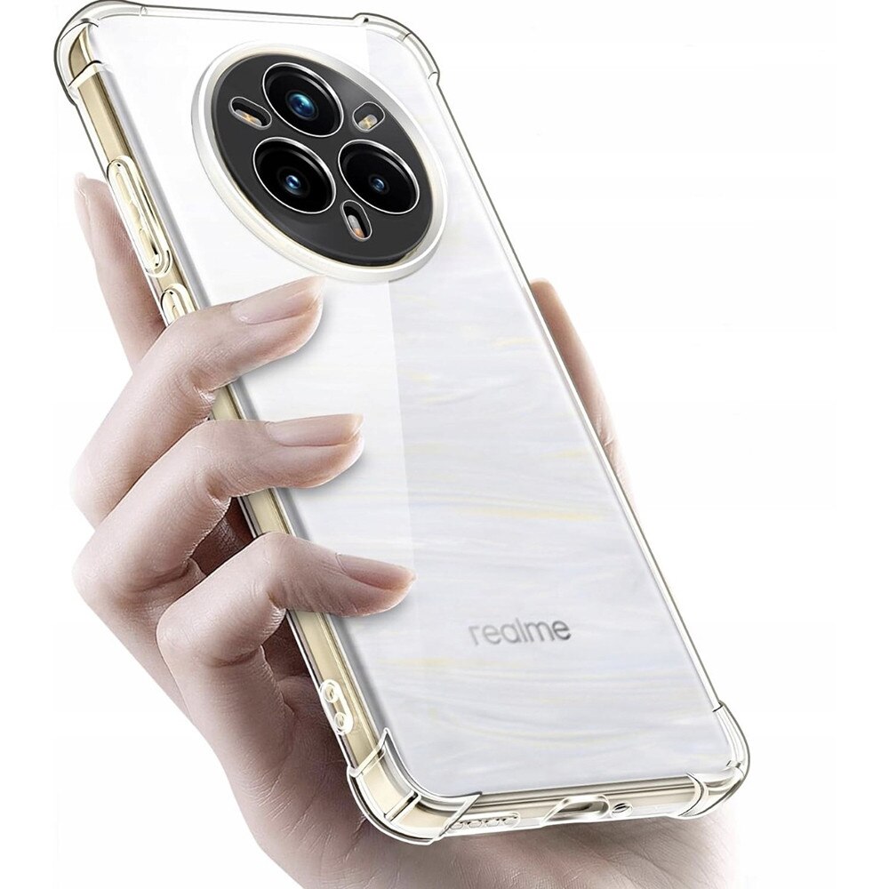 Husa pentru Realme 14 Pro, TPU AntiShock, Protectie Camere, Transparent
