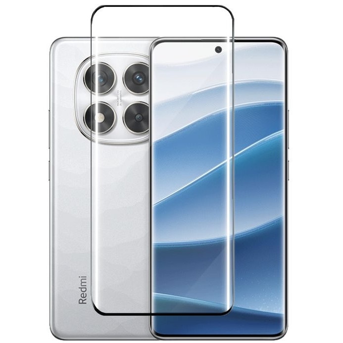Folie din sticla pentru Xiaomi Redmi Note 14 Pro 5G full-face Tempered Glass 3D Curved Screen margini negre