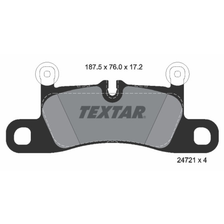 Fékbetét készlet, tárcsafék TEXTAR 2472101