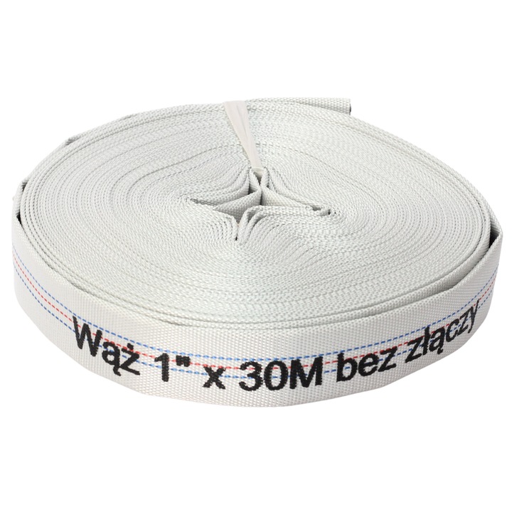 Пожарен маркуч SKY-TECH 1", 30 м, издръжлив, налягане 4 бара