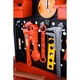 Комплект за работилница Landtoys, с електрически инструменти, черно-оранжев, 58x33x68 см