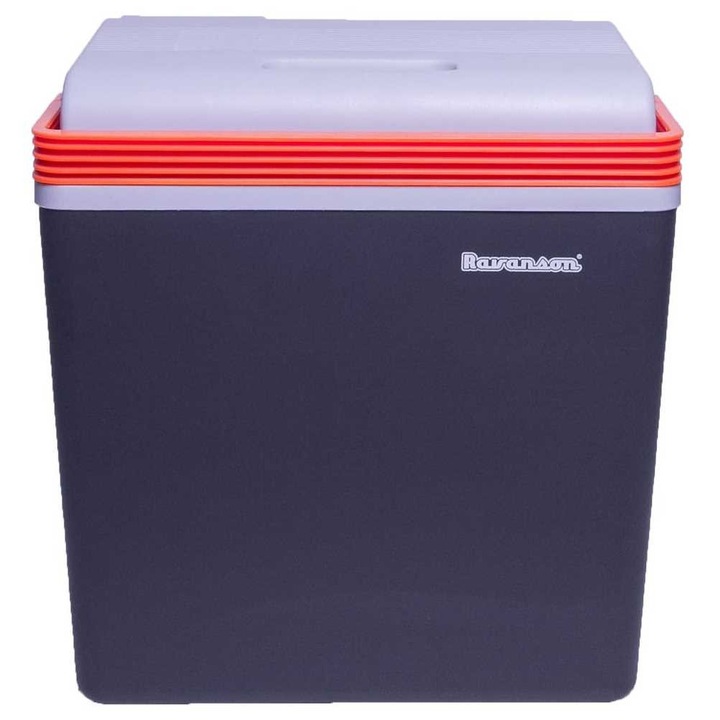 Lada frigorifica, Ravanson CS-20S, 20L, portabil, racire pana la 17C, portocaliu-gri