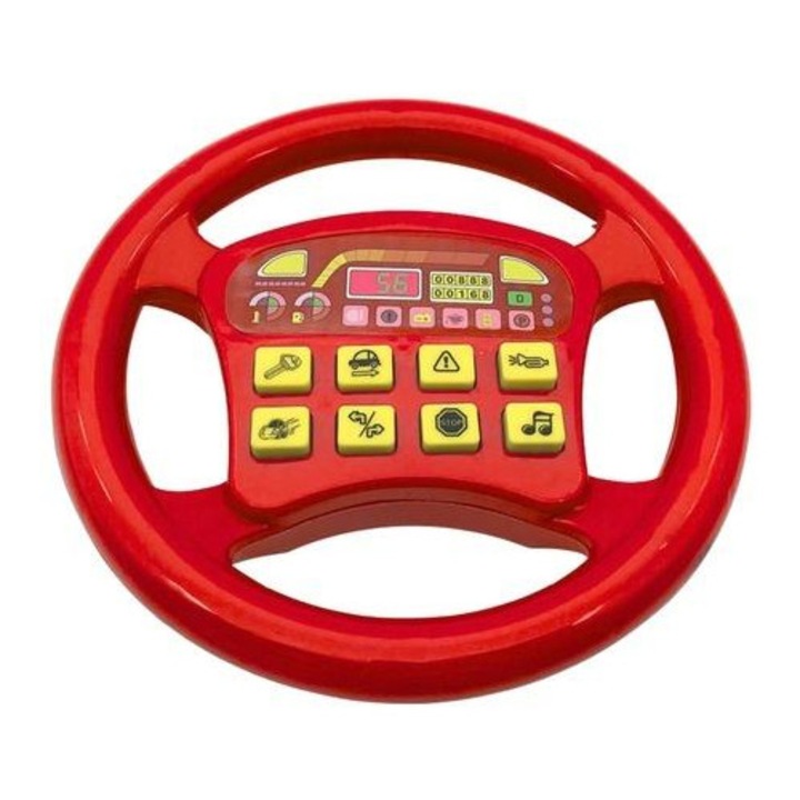 Jucarie interactiva Leantoys, rosie, 20cm, efecte sonore