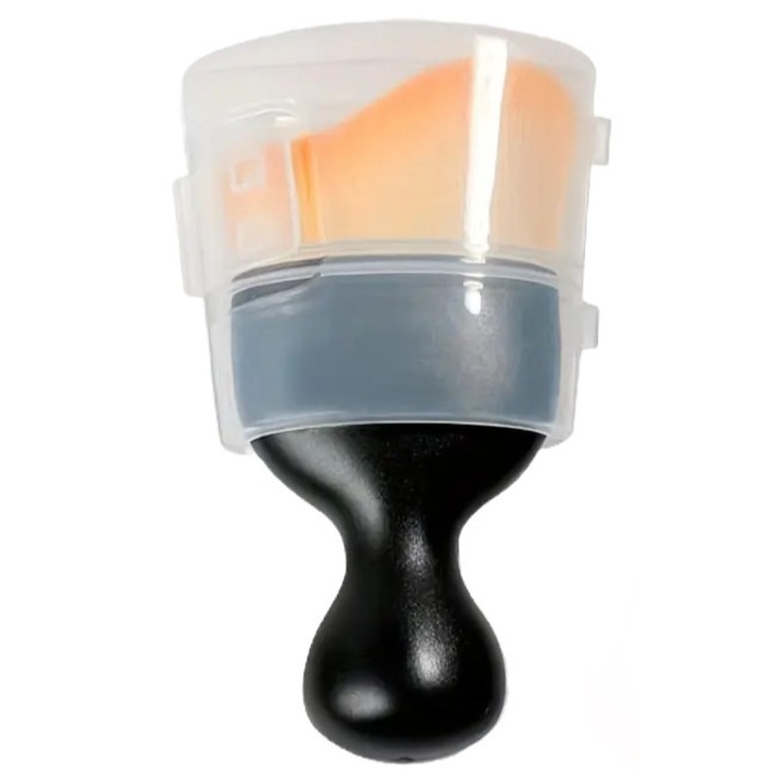 Четка за почистване на интериора на автомобила, с предпазно покритие, с мек косъм, почиства праха и от най-малките пространства, отвори за климатична система, черна