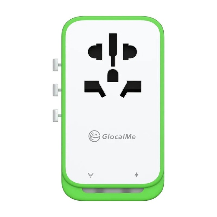 Адаптер Roamplug GlocalMe с Wi-Fi hotspot 4G, бял, размери 50x90, 3x53, 3mm